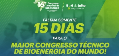 Faltam 15 dias para o Maior Congresso Técnico de Bioenergia do Mundo