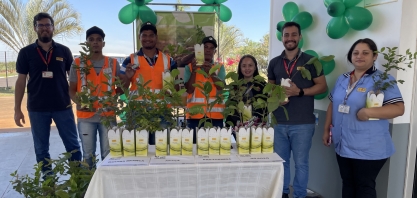 Clealco entrega mais de 600 mudas de árvores para colaboradores na semana dedicada ao cuidado com o Meio Ambiente