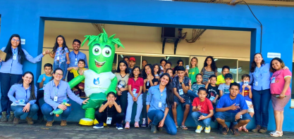 Rio Amambai Agroenergia realiza ações de educação ambiental para crianças de comunidade circunvizinha