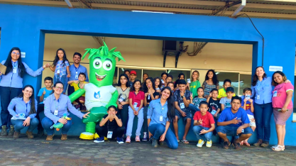Rio Amambai Agroenergia realiza ações de educação ambiental para crianças de comunidade circunvizinha
