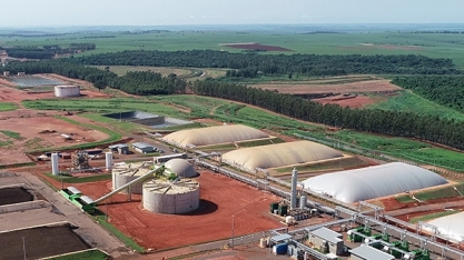 Planta de biogás da Cocal recebe certificado RenovaBio