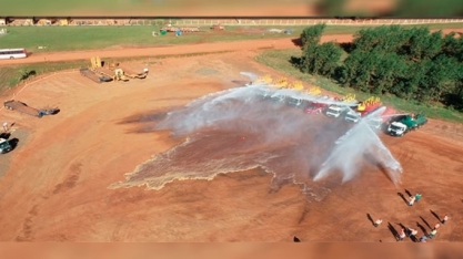 Usina Santa Adélia realiza o simulado de Incêndio PAM -- Plano de Auxilio Mutuo