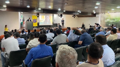 Representantes do Banco do Brasil apresentam detalhes do Plano Safra 2023/2024 para produtores canavieiros em evento na Asplan