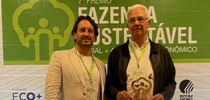 Produtor de cana da Socicana ganha prêmio de fazenda sustentável da Globo Rural