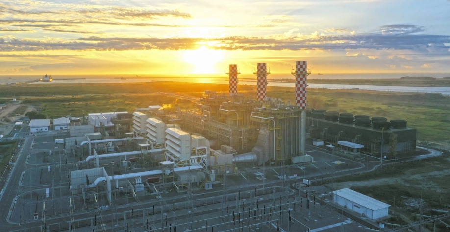 GNA I é uma usina termelétrica movida a gás natural localizada no Porto do Açu, região norte do estado do Rio de Janeiro. Foto: Divulgação