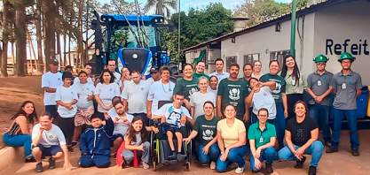 Usina Salto Botelho Agroenergia recebe visita de alunos da Apae