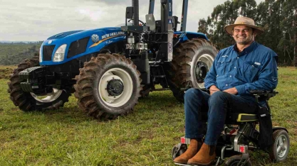 Primeiro trator acessível a deficiente físico começa a ser vendido no Brasil