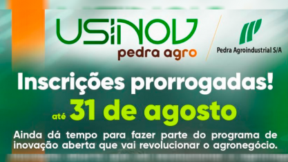Pedra Agroindustrial lança Programa USINOV para impulsionar inovação no agronegócio