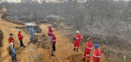 Brigada da Agrovale ajuda a apagar incêndios em cerca de 800 hectares de caatinga