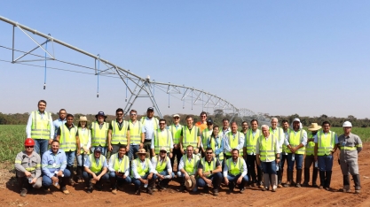 Projeto piloto de irrigação prevê aumento de até 50% na produção anual de cana-de-açúcar