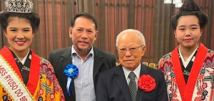 Alcoeste: Kosuke Arakaki e Luis Antonio Arakaki recebem homenagem da Associação Okinawa Kenjin e do Centro Cultural Okinawa