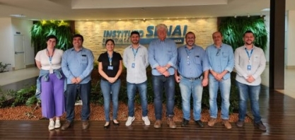 Pesquisas: representantes da Caeté visitam Instituto SENAI de Inovação em Biomassa