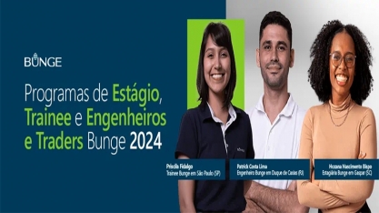 Bunge abre mais de 70 vagas em seus programas para início de carreira
