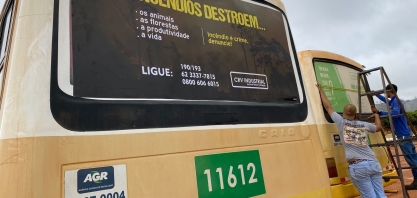 Frota da CRV Industrial recebe adesivos de campanha de prevenção à incêndios