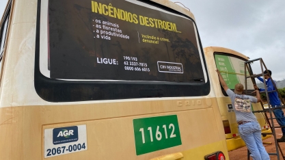 Frota da CRV Industrial recebe adesivos de campanha de prevenção à incêndios