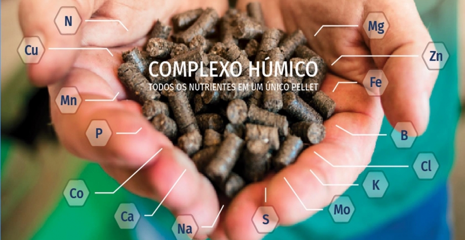 Os pellets de organominerais da Brasfertil possuem doses equilibradas de 15 nutrientes. Foto: Brasfertil
