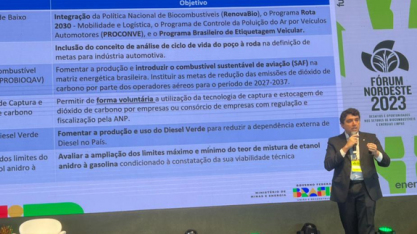 MME participa de discussões sobre biocombustíveis e energias limpas na 12ª edição do Fórum Nordeste