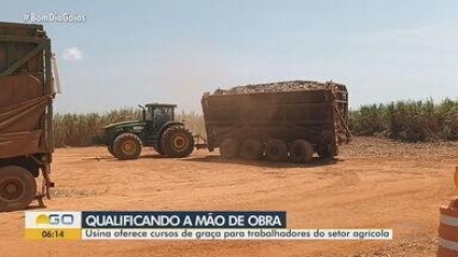 Usina de etanol em Mineiros investe em curso de capacitação para comunidade