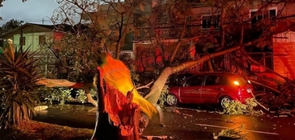 Santa Catarina e Paraná podem sofrer com ventos, raios e granizo no fim de semana