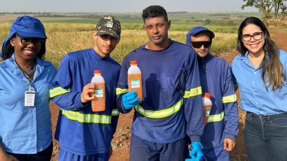 Nessa onda de calor, usina promove a hidratação de colaboradores