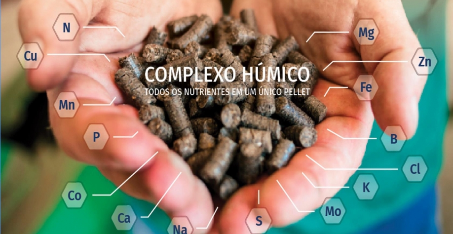 Os pellets de organominerais da Brasfertil possuem doses equilibradas de 15 nutrientes. Foto: Brasfertil