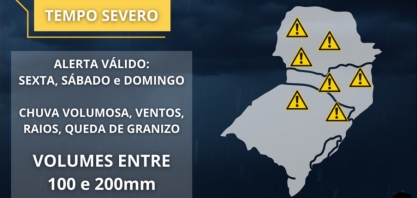 ALERTA: Temporais e ciclone atingem Sul, gerando frente fria que segue para Sudeste e Centro-Oeste