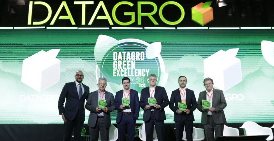 Da esquerda para direita, Guilherme Nastari (Diretor, DATAGRO), Otavio Lage (Jalles Machado), Fernão Zancaner (PAGRISA), Helder Gosling (São Martinho), Paulo Trucco (FS Fueling Sustainability) e Nelson Dalcanale (JBS)