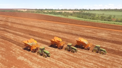 O desempenho da Plantadora de Cana Picada - PCP 6000 Automatizada, da DMB, no plantio direto na palha