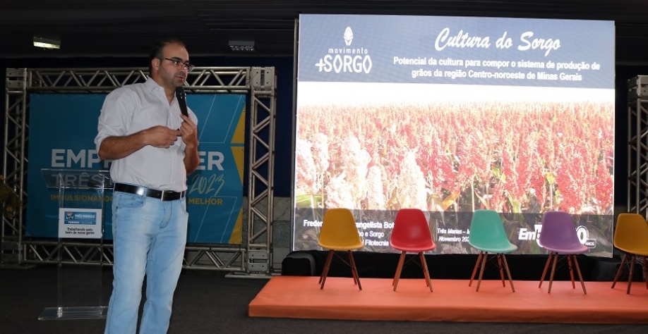 Frederico Botelho, da Embrapa Milho e Sorgo. Foto: Sandra Brito