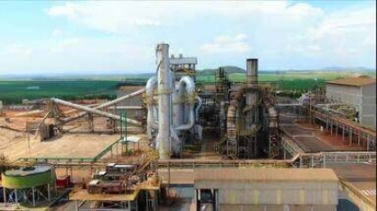 Usina em Goiás usa subproduto da cana para gerar energia 