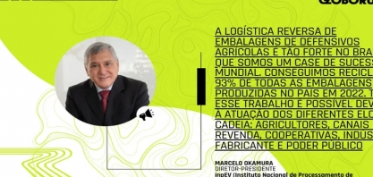 O Brasil como referência na destinação de embalagens vazias de defensivos