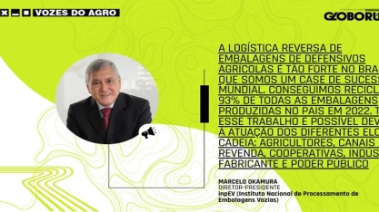O Brasil como referência na destinação de embalagens vazias de defensivos