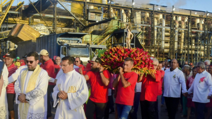 Procissão de São Sebastião mantém tradição na Usina Caeté