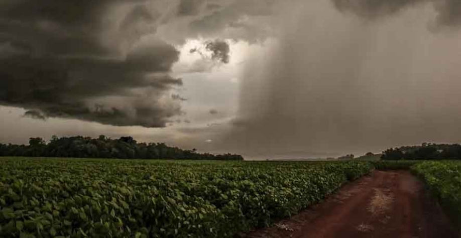 Chuvas e ventos fortes ainda são destaques no Sul do Brasil — Foto: Fernando Dias