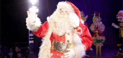 Usina Estiva: encanto e magia marcaram a chegada do Papai Noel chega ao Jorjão