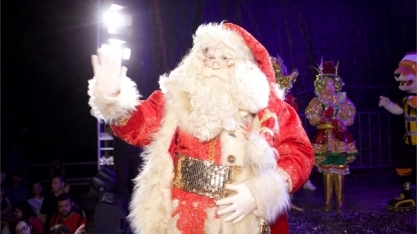 Usina Estiva: encanto e magia marcaram a chegada do Papai Noel chega ao Jorjão