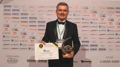 Cocal é eleita Usina Destaque da região Sudeste no 20º Prêmio Visão Agro Brasil