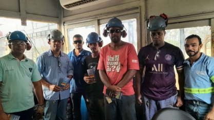 Alcoolvale: Meio Ambiente realiza DDS com equipe da moenda