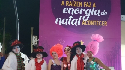 Raízen ilumina Natal no interior de São Paulo e promove atrações especiais