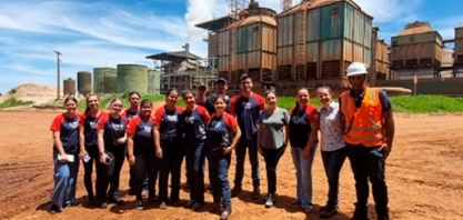 Usina Cafealcool recebe visita técnica de alunos da Etec