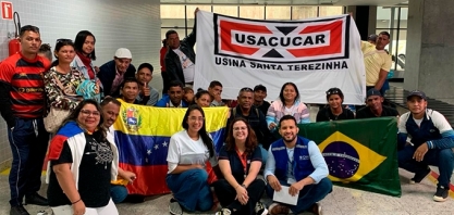 Usina Santa Terezinha emprega venezuelanos para suas operações