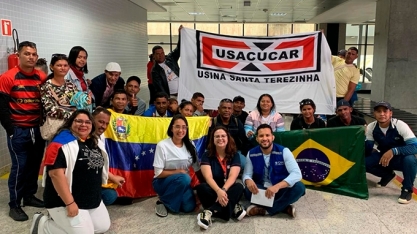 Usina Santa Terezinha emprega venezuelanos para suas operações
