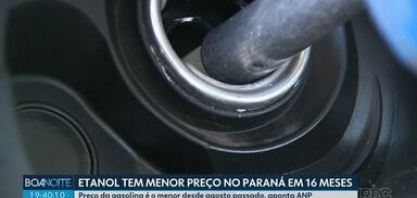 Etanol tem menor preço no Paraná em 16 meses - 13/01/2024