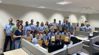Gratidão: colaboradores da Usina Estiva recebem Cartão Alelo Presente