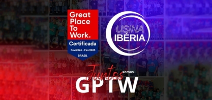 Usina Ibéria conquista Certificação GPTW e se torna referência em empresa para se trabalhar