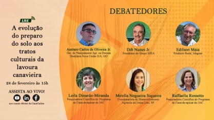  Live: A evolução do preparo do solo aos tratos culturais da lavoura canavieira