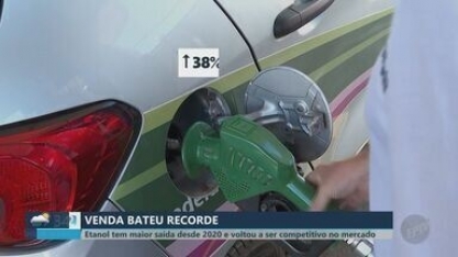 Venda de etanol é a maior desde 2020