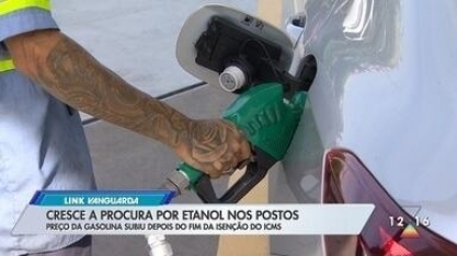 Cresce a procura por etanol nos postos