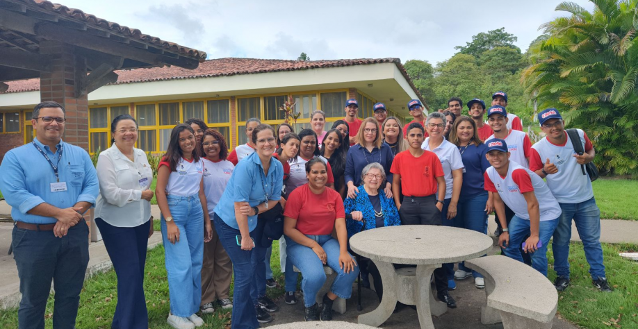 A visita foi iniciada na Escola Conceição Lyra, instituição de ensino mantida pela Usina Caeté - Foto: Assessoria