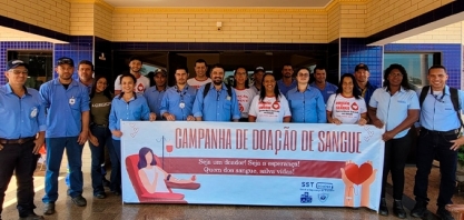 Alcoolvale participa de evento de doação de sangue